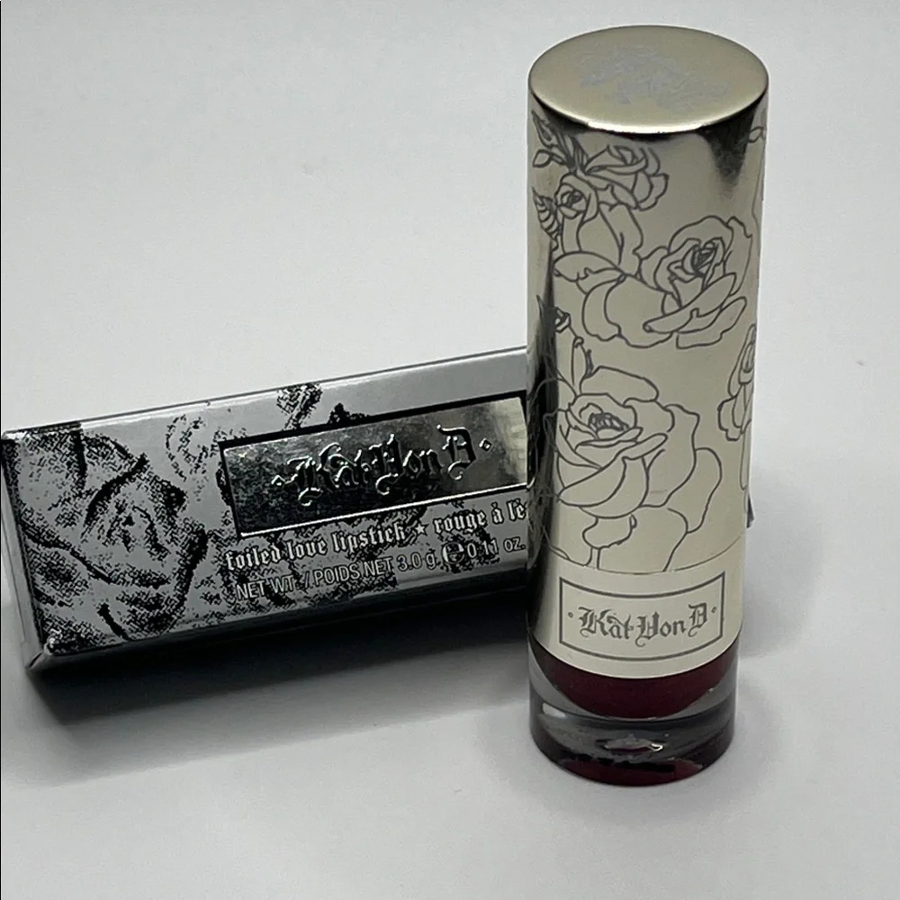 Kat Von D Foiled Love Lipstick Color “FTW” NIB - Picture 3 of 13